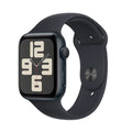 Apple Watch SE (GPS, 44mm) - Space Grey Aluminium Case with Midnight Sport Band - Regular - MKQ63LL/A