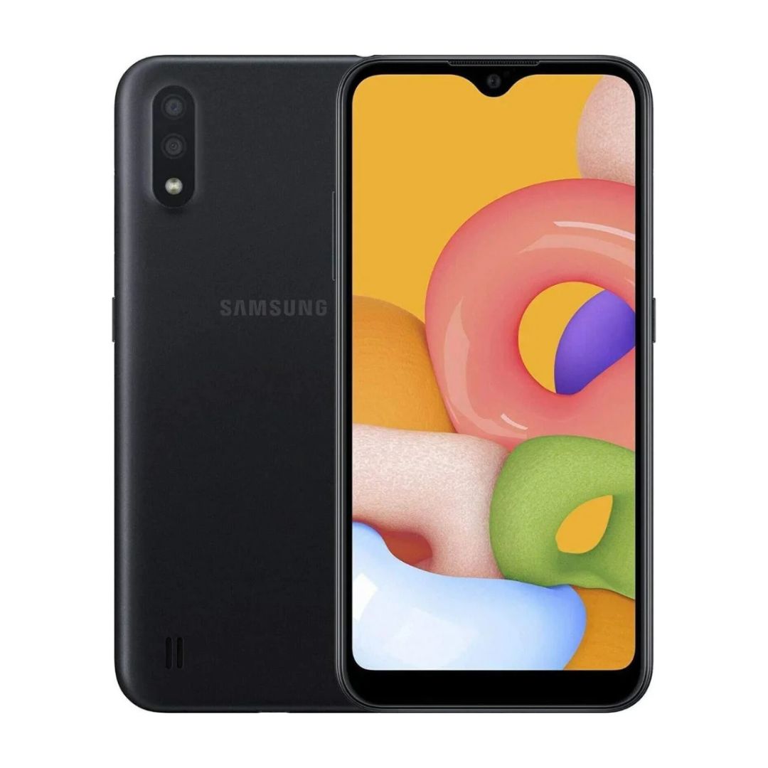 Verizon Samsung Galaxy A01 - 16GB - Black - SMA015VZKAVZW