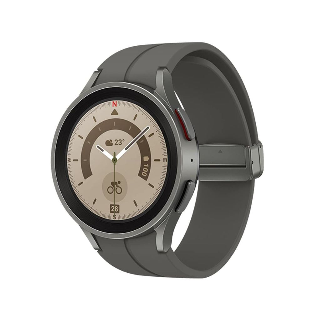 Samsung Galaxy Watch5 Pro Titanium Smartwatch 45mm LTE - Gray - SM-R925UZTAXAA