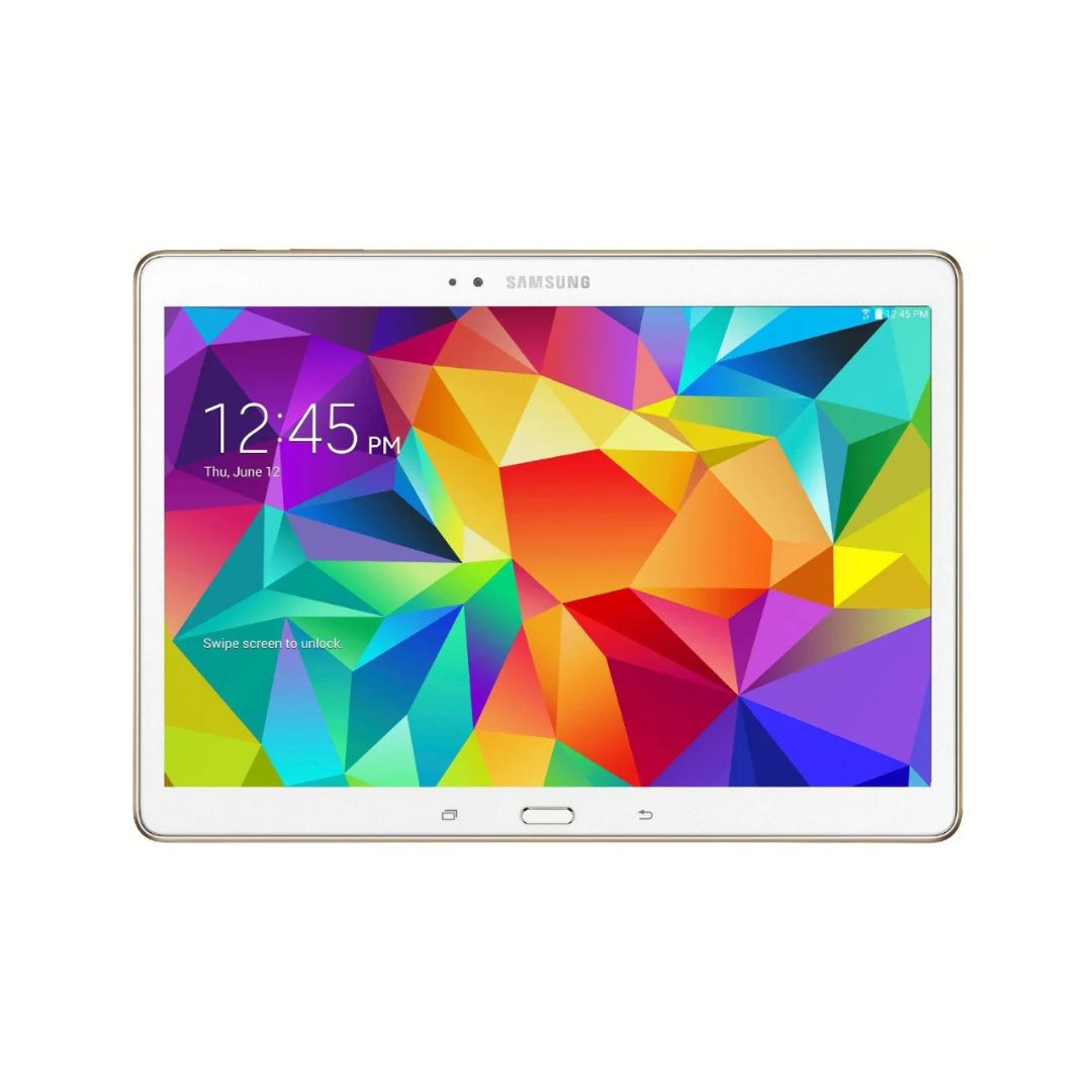 Verizon - Samsung Galaxy Tab S 10.5 Wi-Fi + 4G LTE - 16GB - Dazzling White - SM-T807VZWAVZW