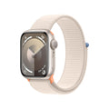 Apple Watch Series 9 (GPS) 41mm Aluminum Case with Starlight Sport Loop - Adj - Starlight - MR8V3LL/A