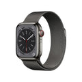 Apple Watch Series 8 GPS+Cell 41MM Stainless Case Milanese Loop - Graphite - MNJL3LL/A