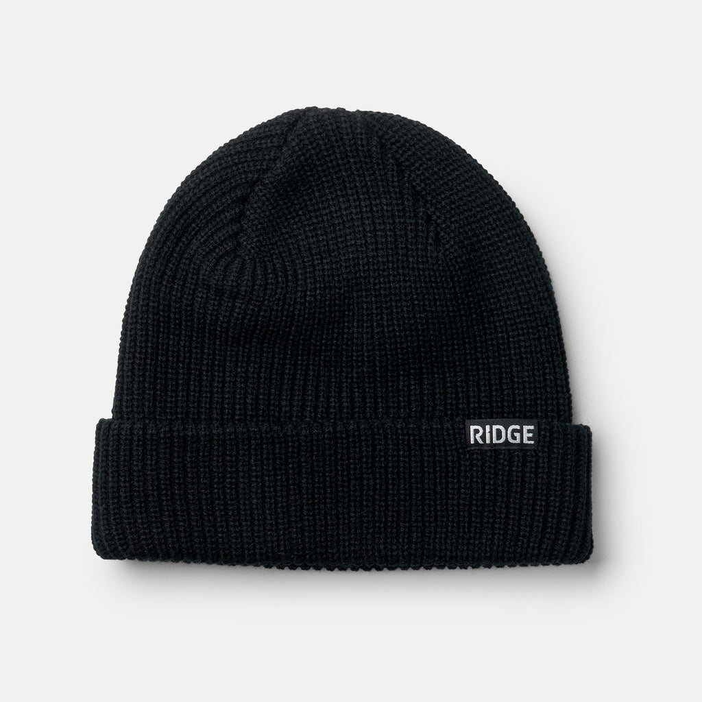 Ridge Classic Cuffed Beanie - Royal Black