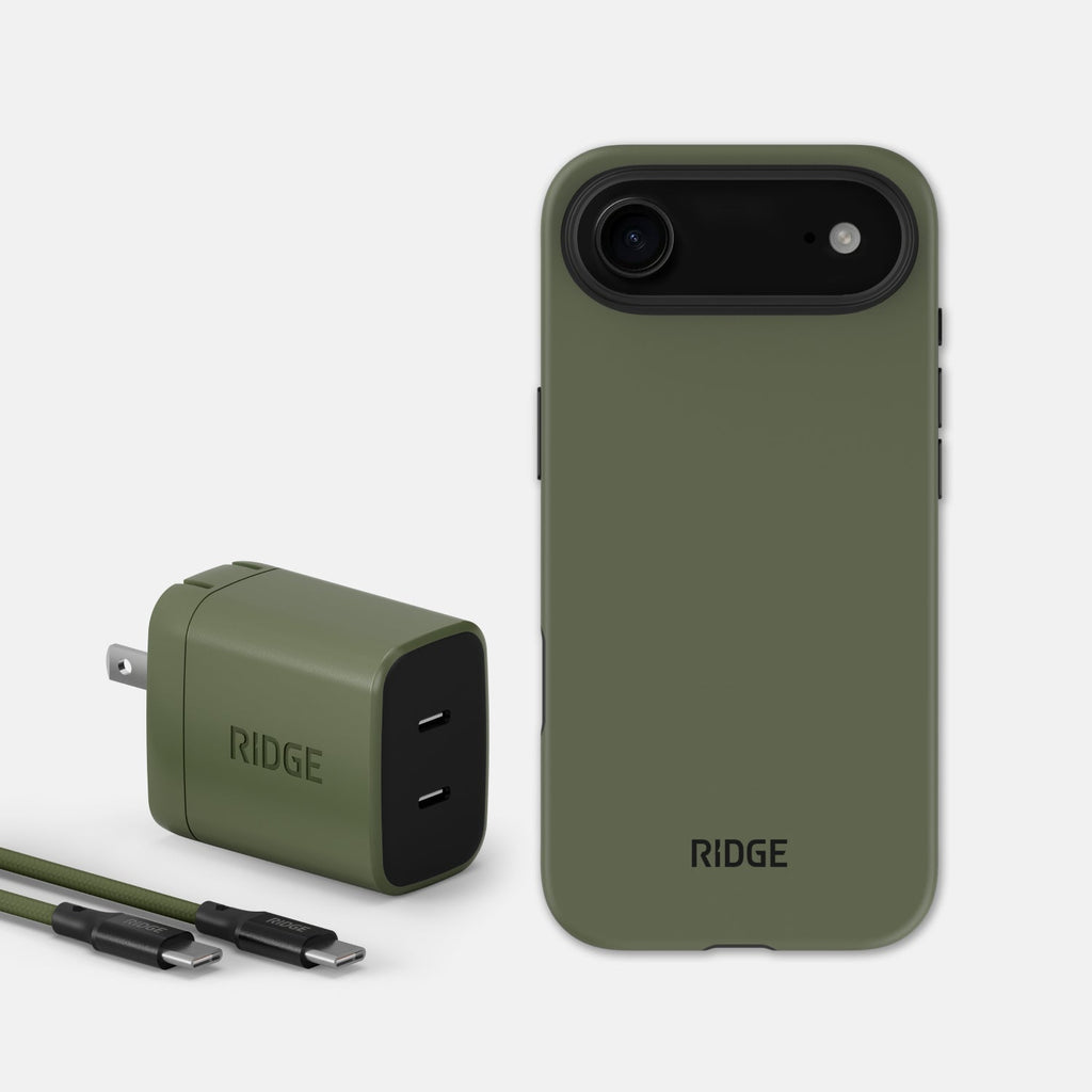 Everyday Charging Kit - Power Adapter + iPhone Air - Matte Olive