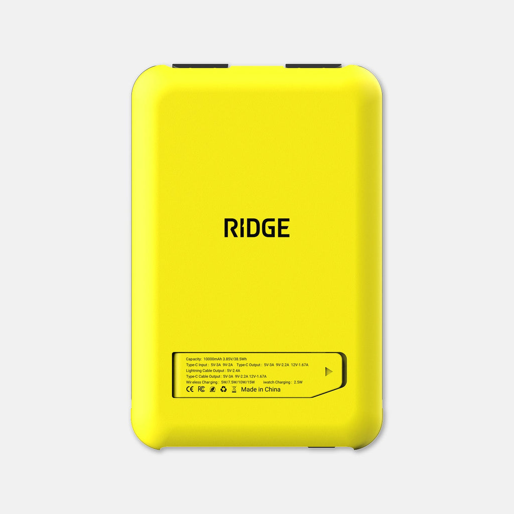 Magnetic Power Bank - Hyper Lime