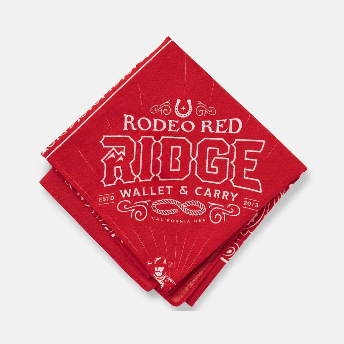 Ridge Bandana - Rodeo Red
