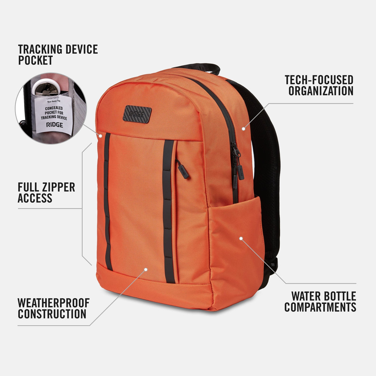Commuter Backpack 18L - Basecamp Orange