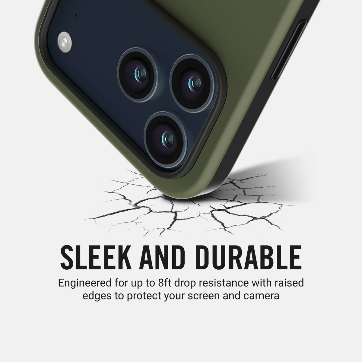 Everyday Charging Kit - Power Adapter + iPhone 17 Pro - Matte Olive